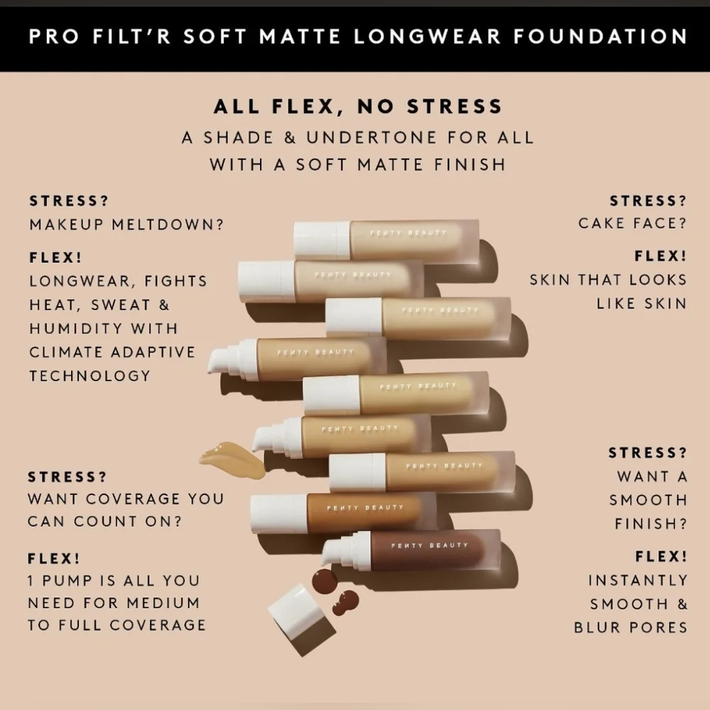 Fenty Beauty By Rihanna Pro Filt'r Soft Matte Longwear Foundation #315